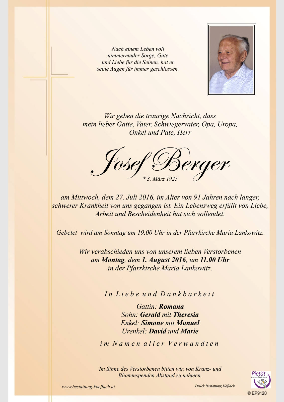 Parte: erste Seite