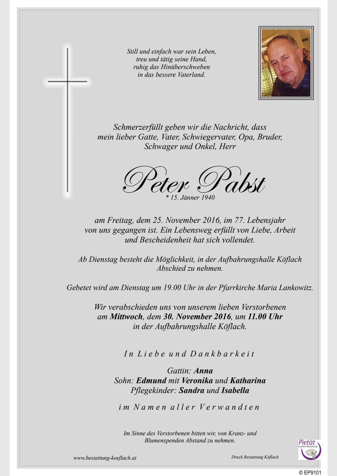 Parte: erste Seite