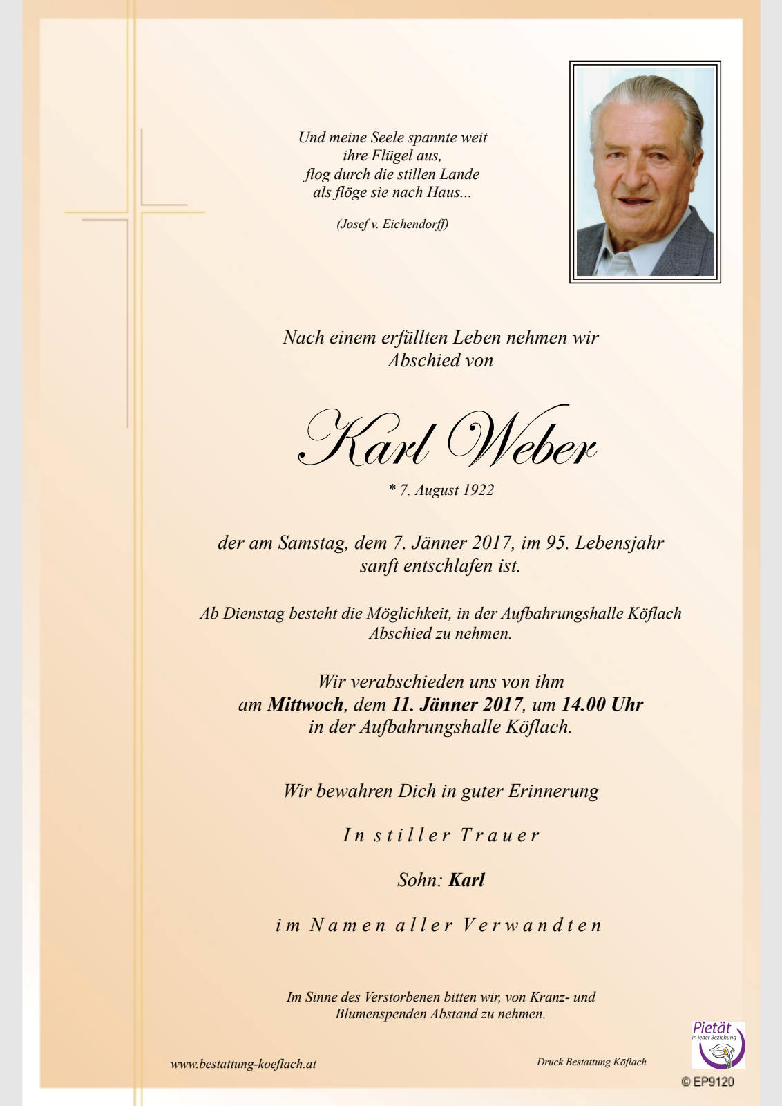 Parte: erste Seite