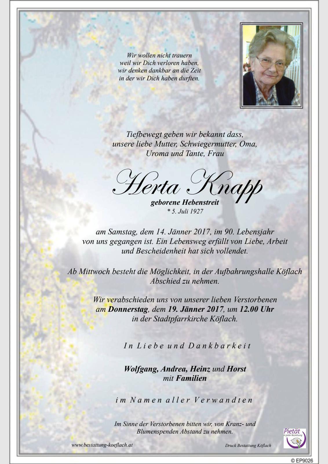 Parte: erste Seite