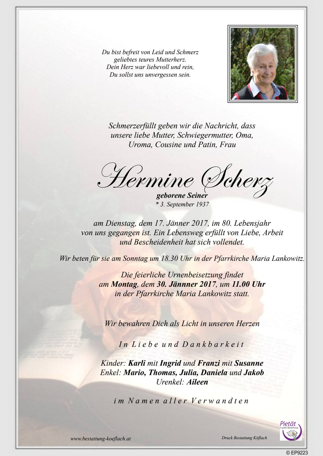 Parte: erste Seite