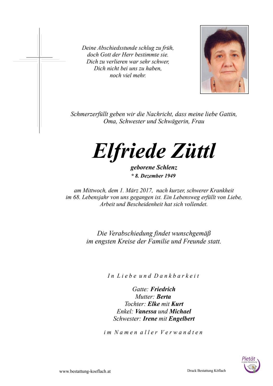 Parte: erste Seite