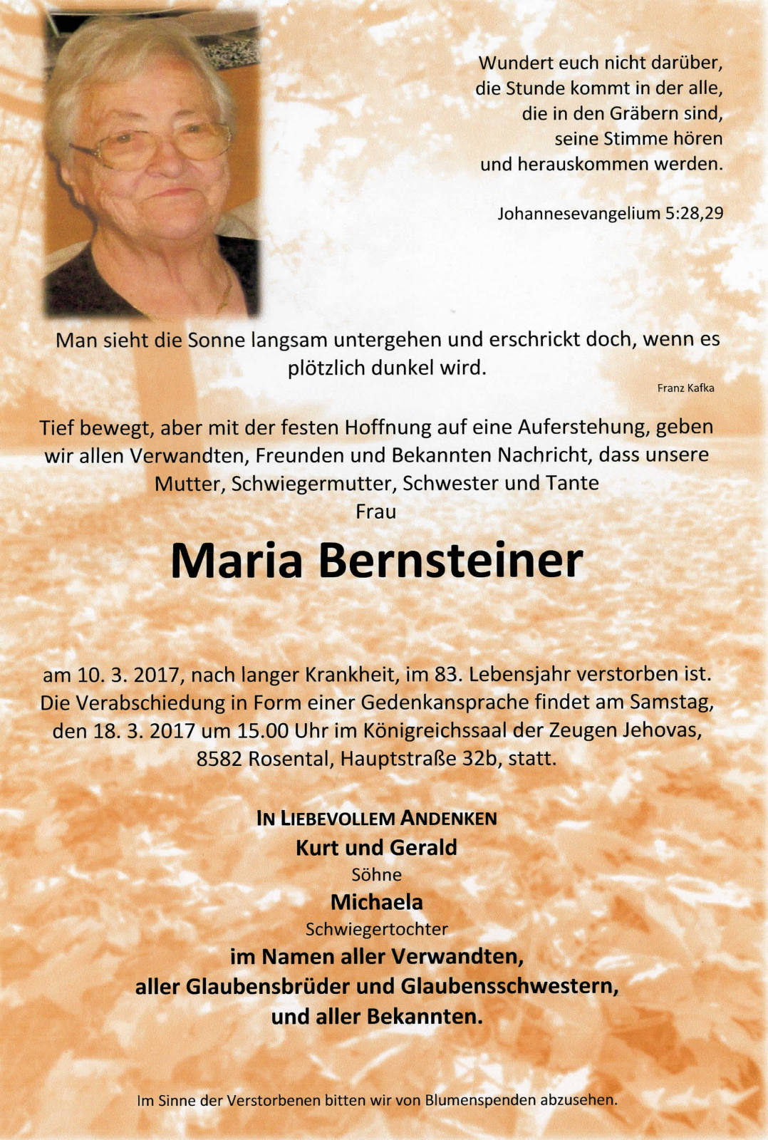Parte: erste Seite