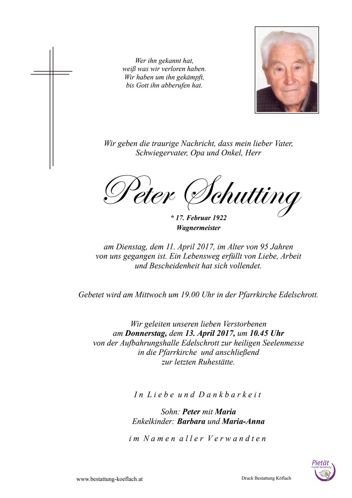 Parte: erste Seite