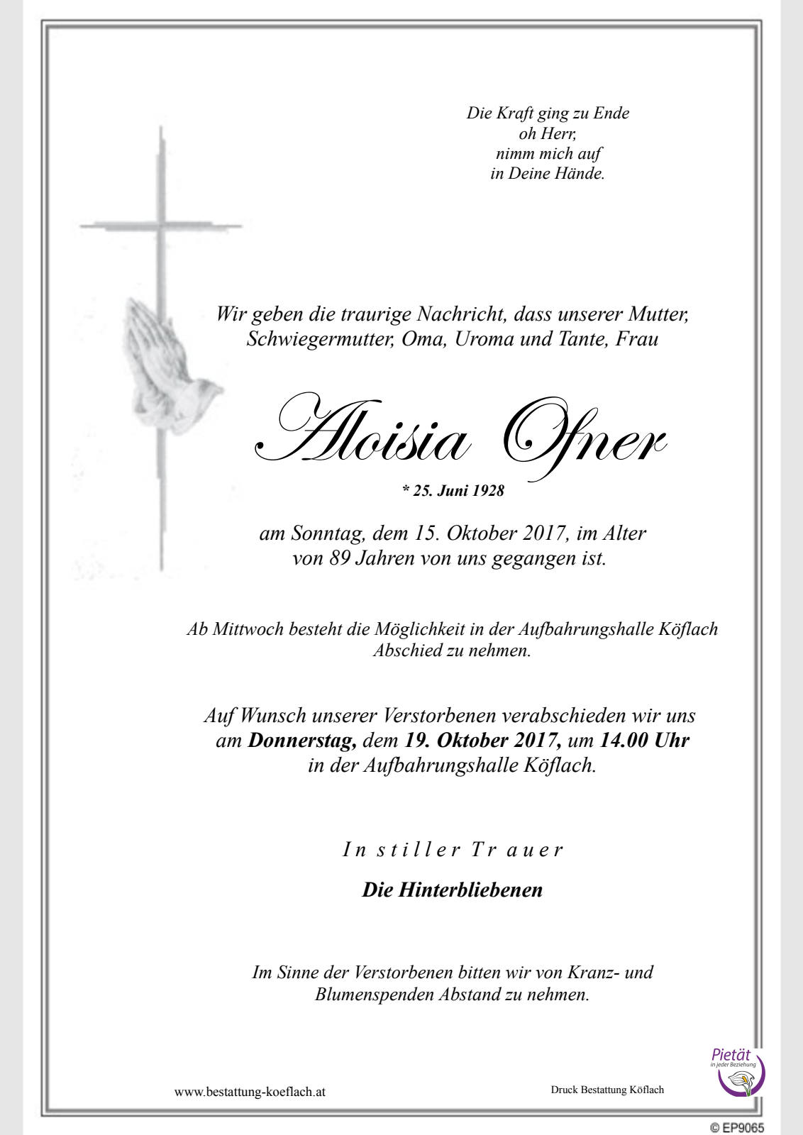Parte: erste Seite