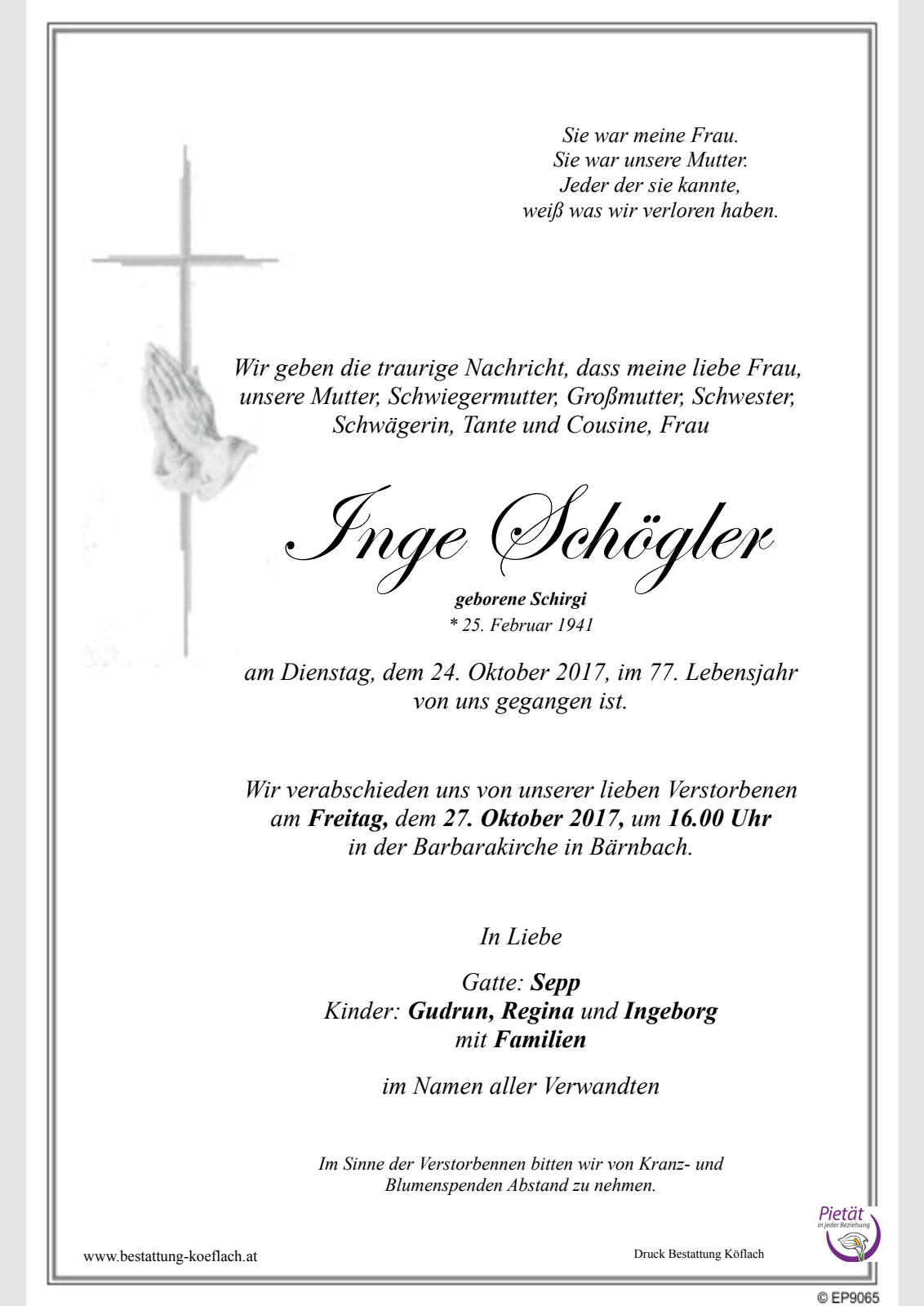 Parte: erste Seite