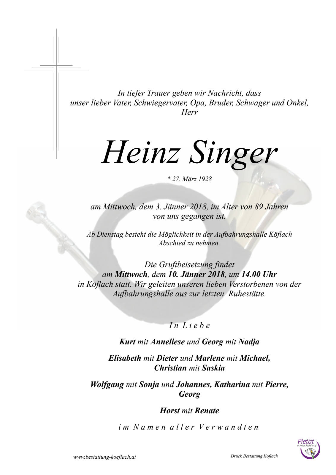 Parte: erste Seite