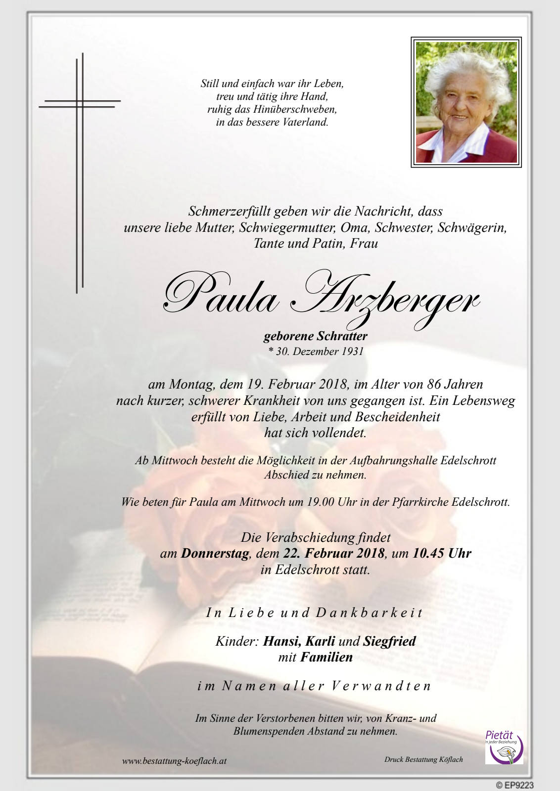 Parte: erste Seite