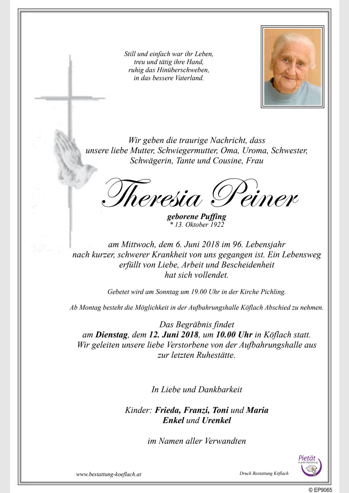 Parte: erste Seite