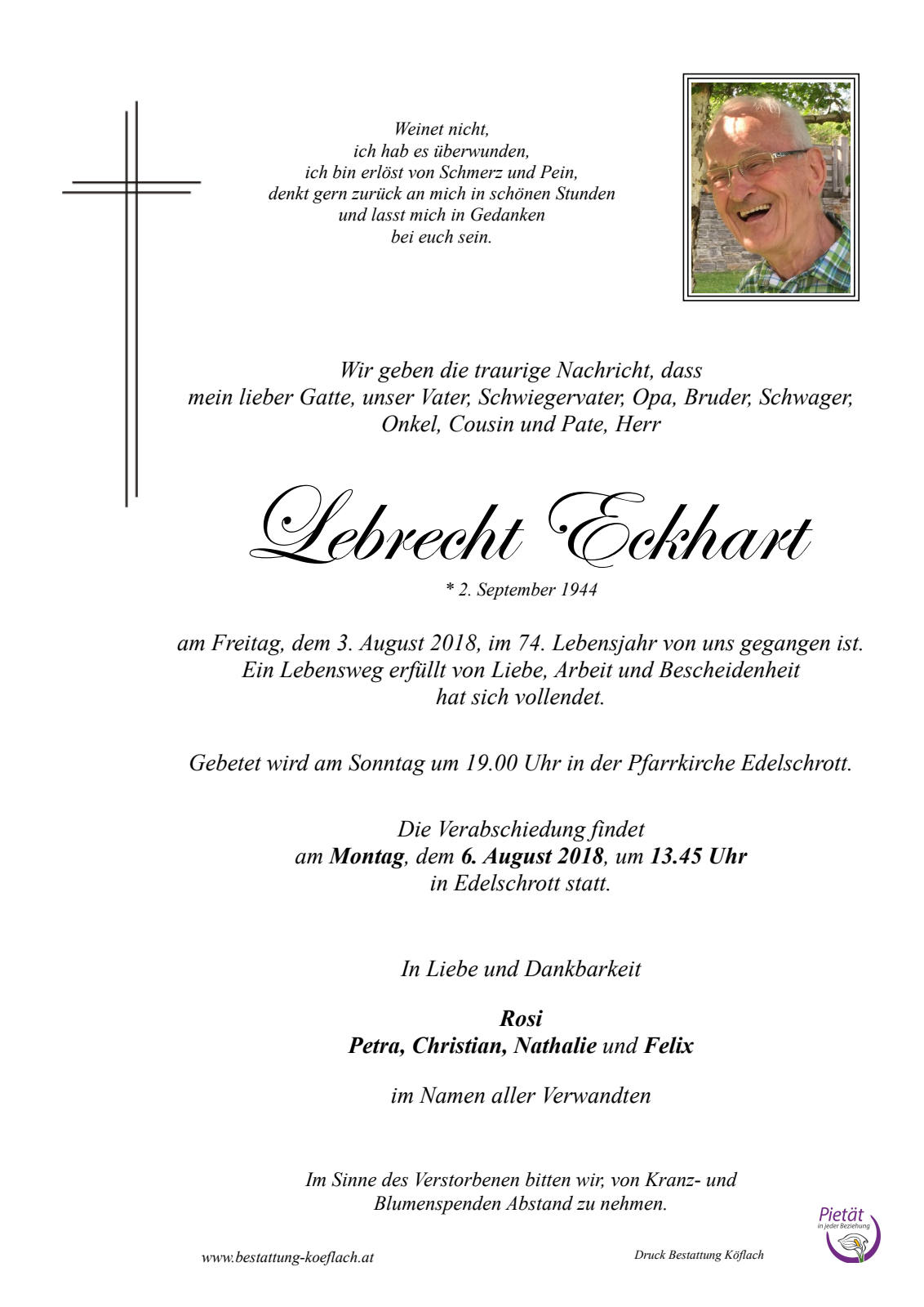 Parte: erste Seite