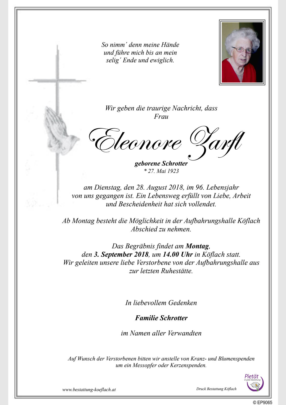 Parte: erste Seite