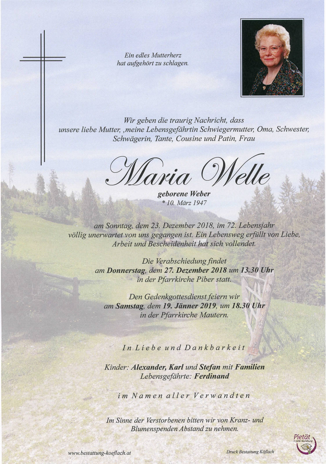 Parte: erste Seite