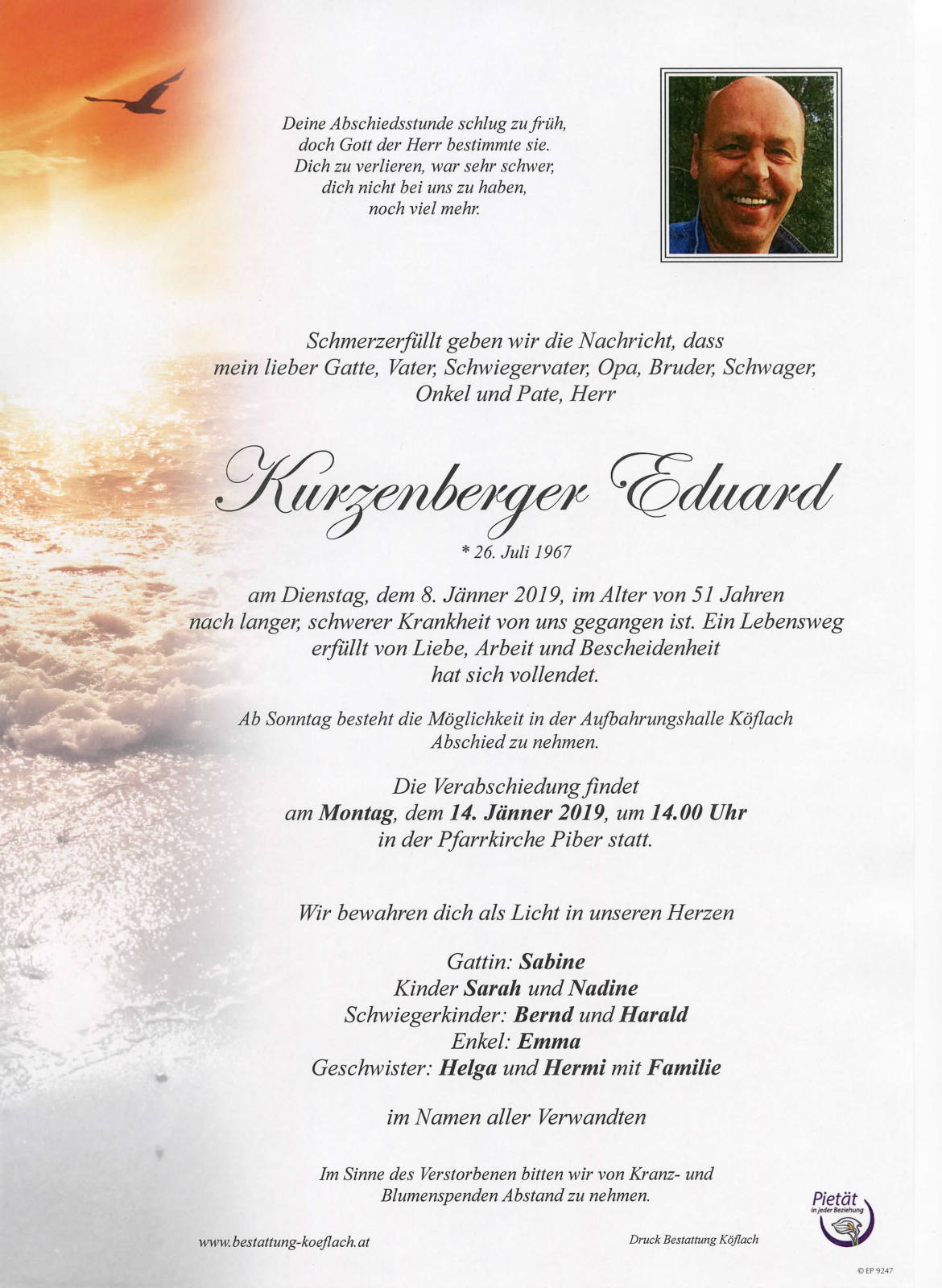 Parte: erste Seite