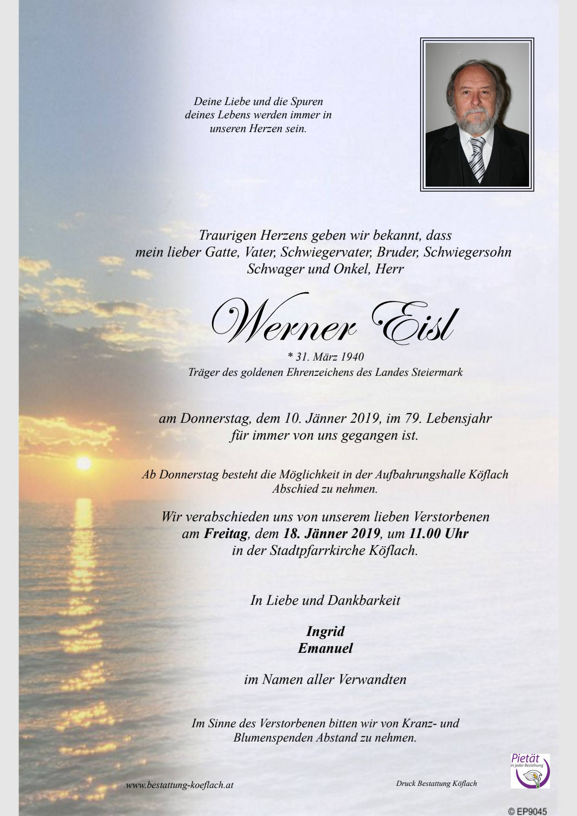 Parte: erste Seite