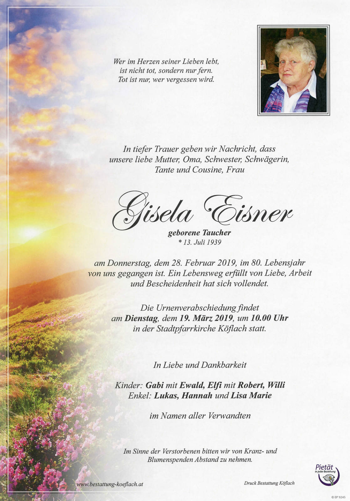 Parte: erste Seite