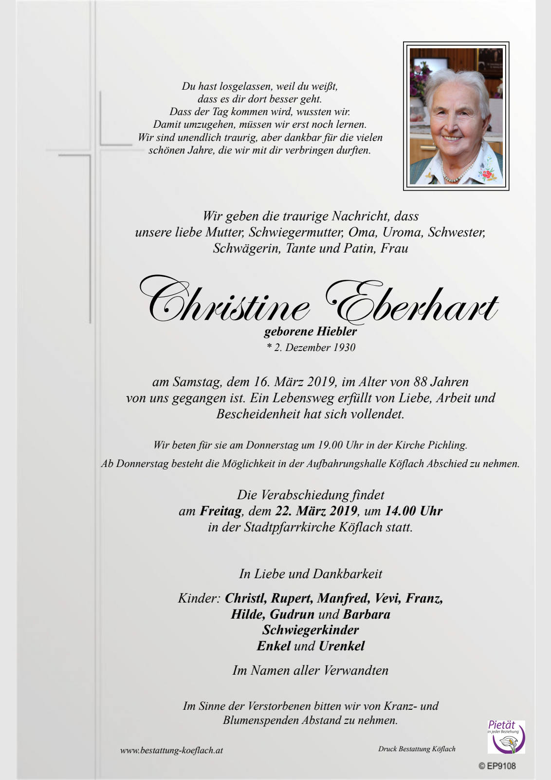 Parte: erste Seite
