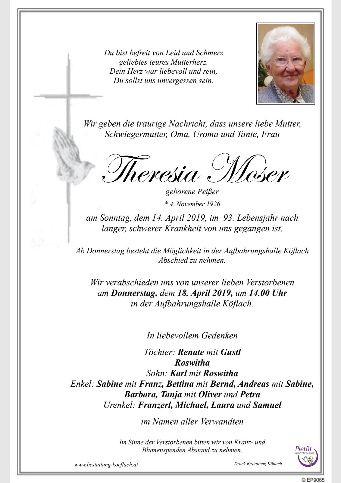 Parte: erste Seite