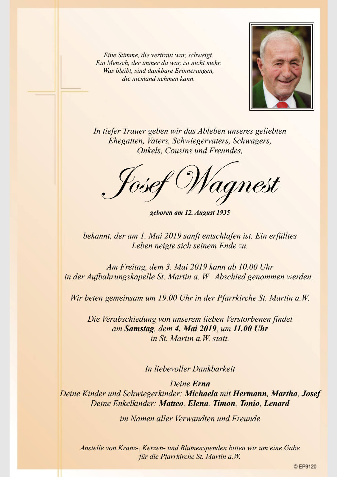 Parte: erste Seite