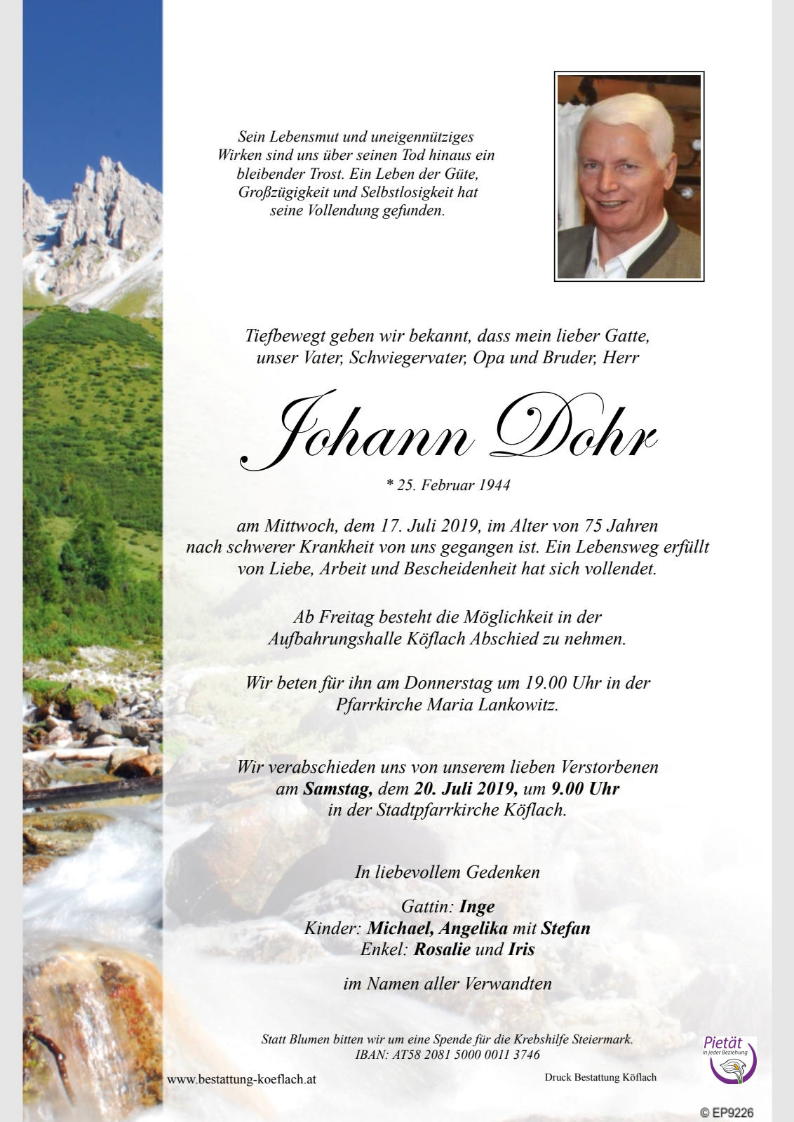 Parte: erste Seite