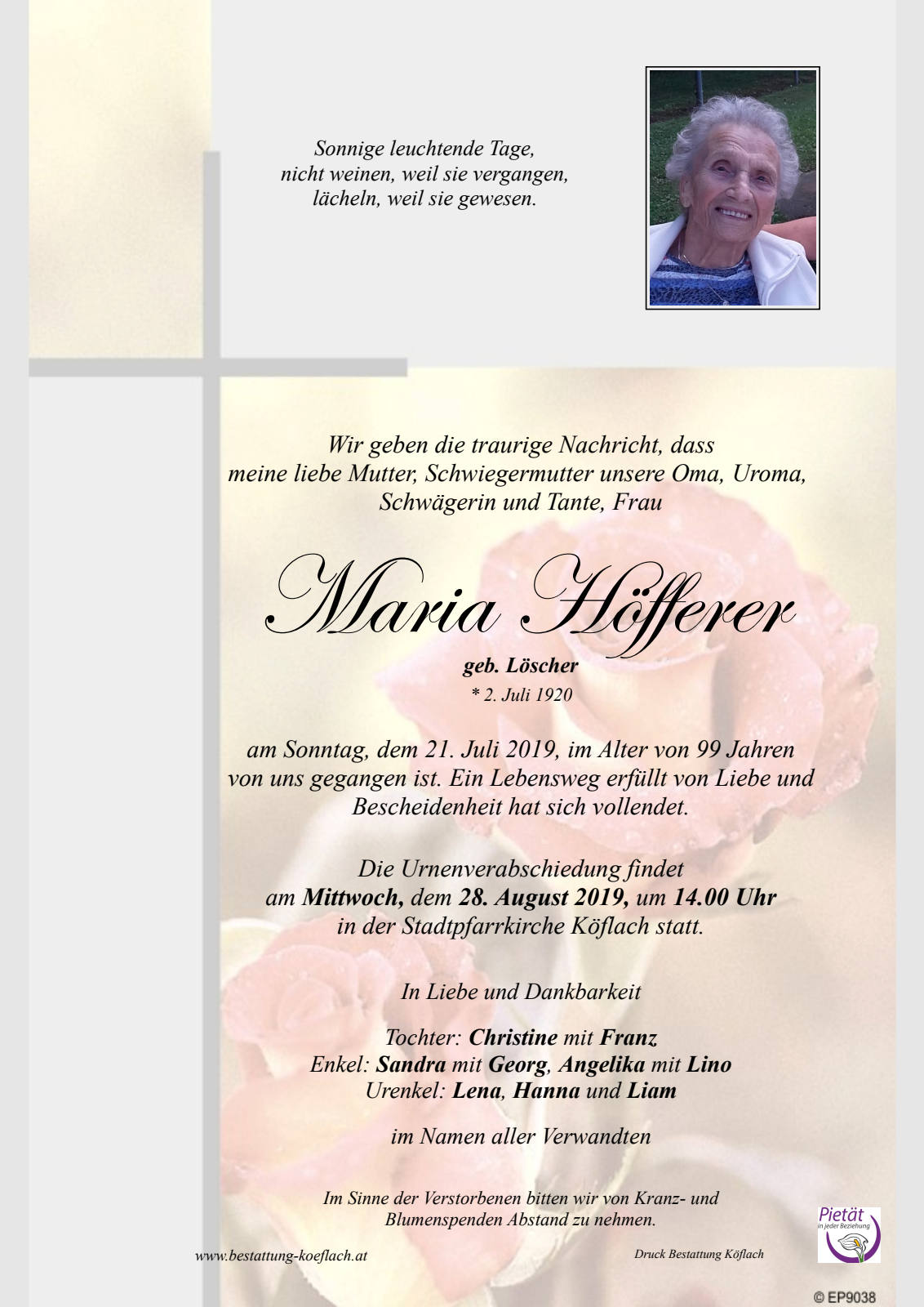 Parte: erste Seite