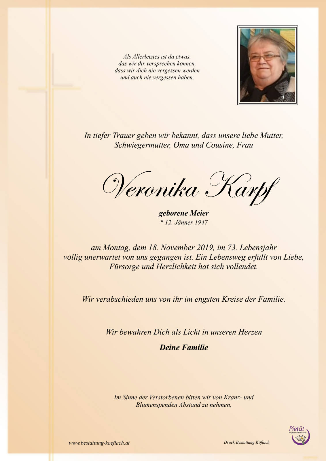 Parte: erste Seite