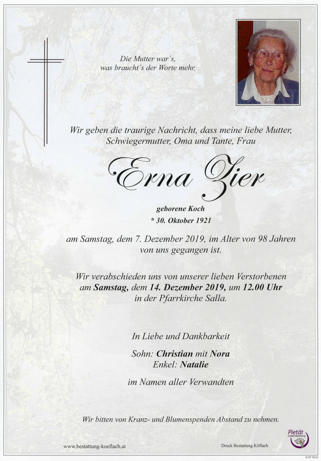 Parte: erste Seite