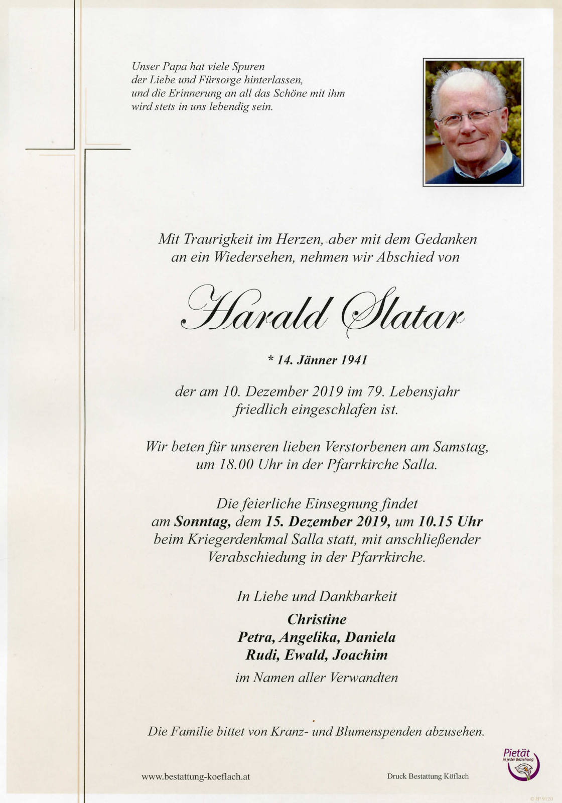 Parte: erste Seite