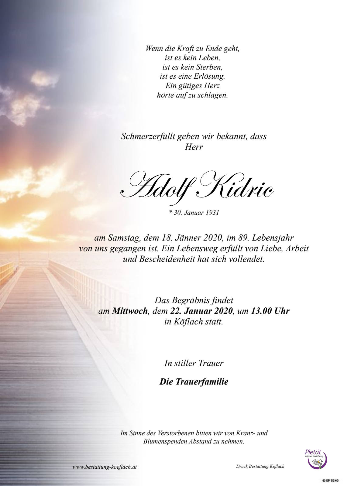 Parte: erste Seite