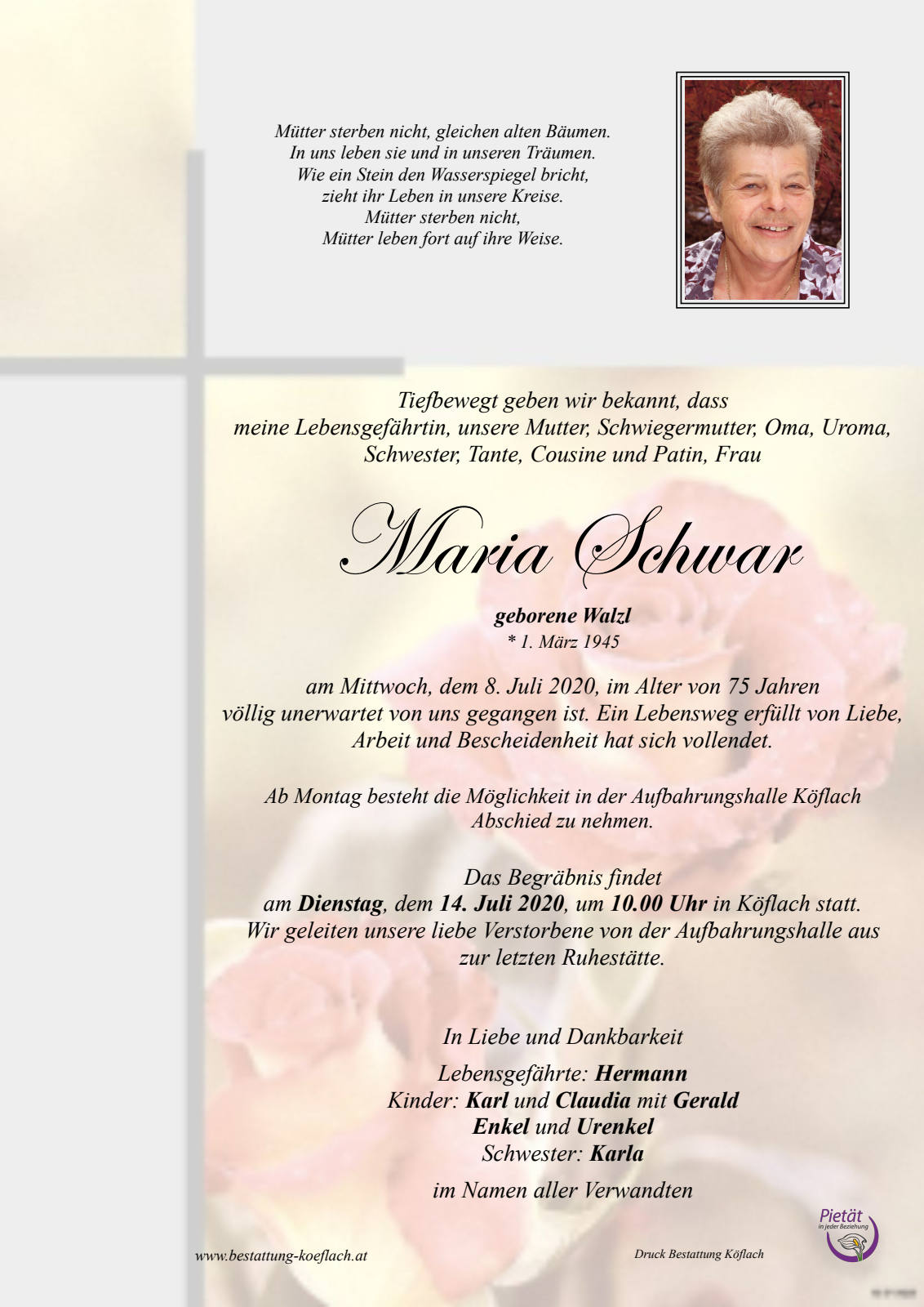 Parte: erste Seite