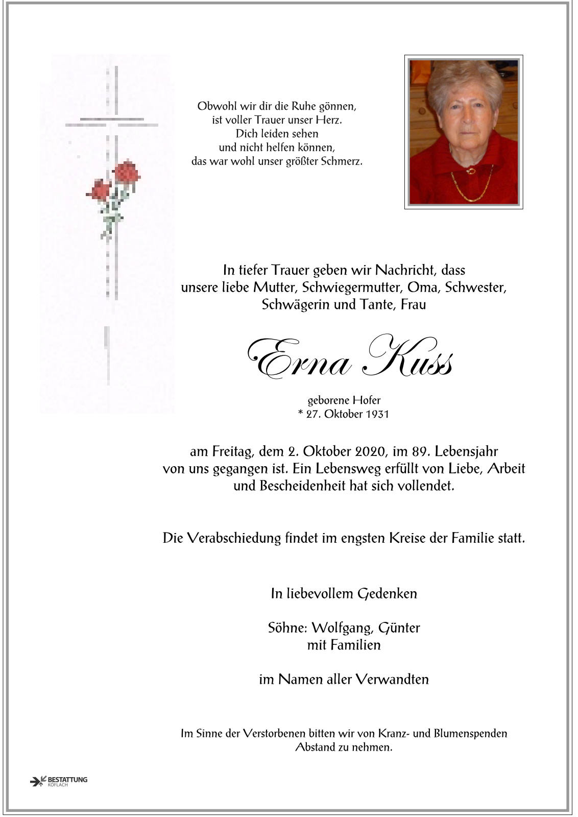 Parte: erste Seite