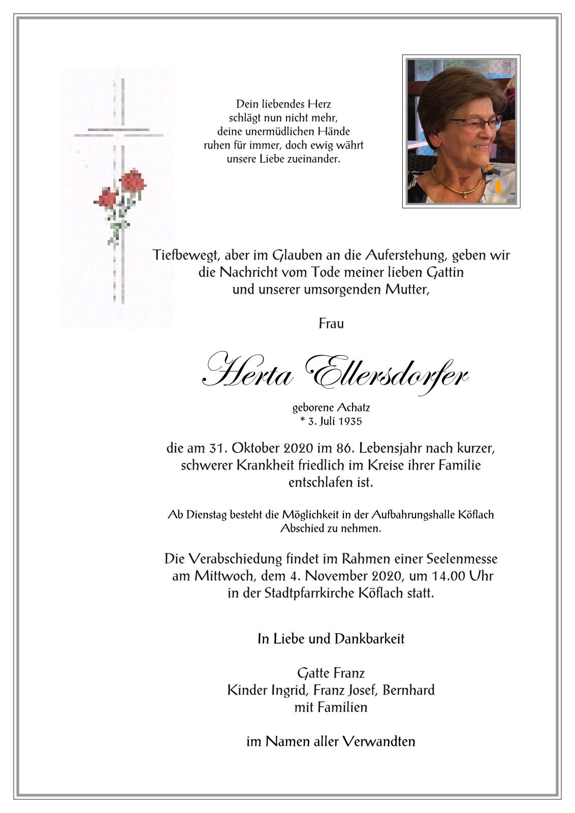Parte: erste Seite