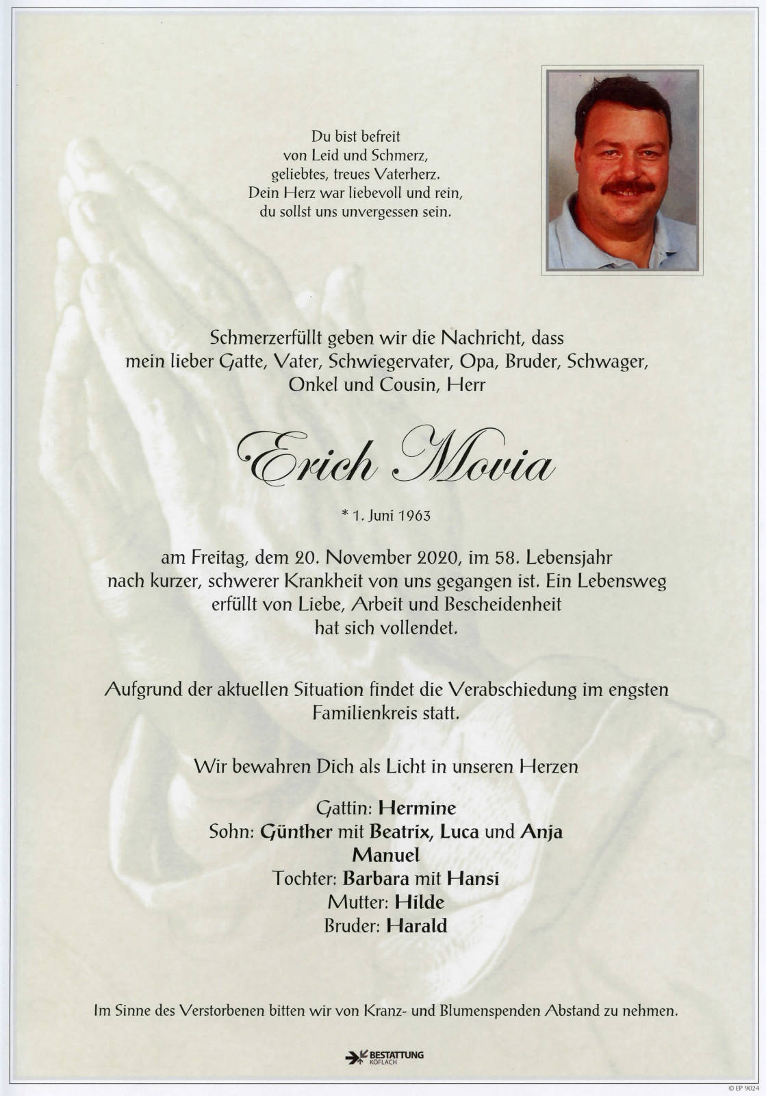 Parte: erste Seite