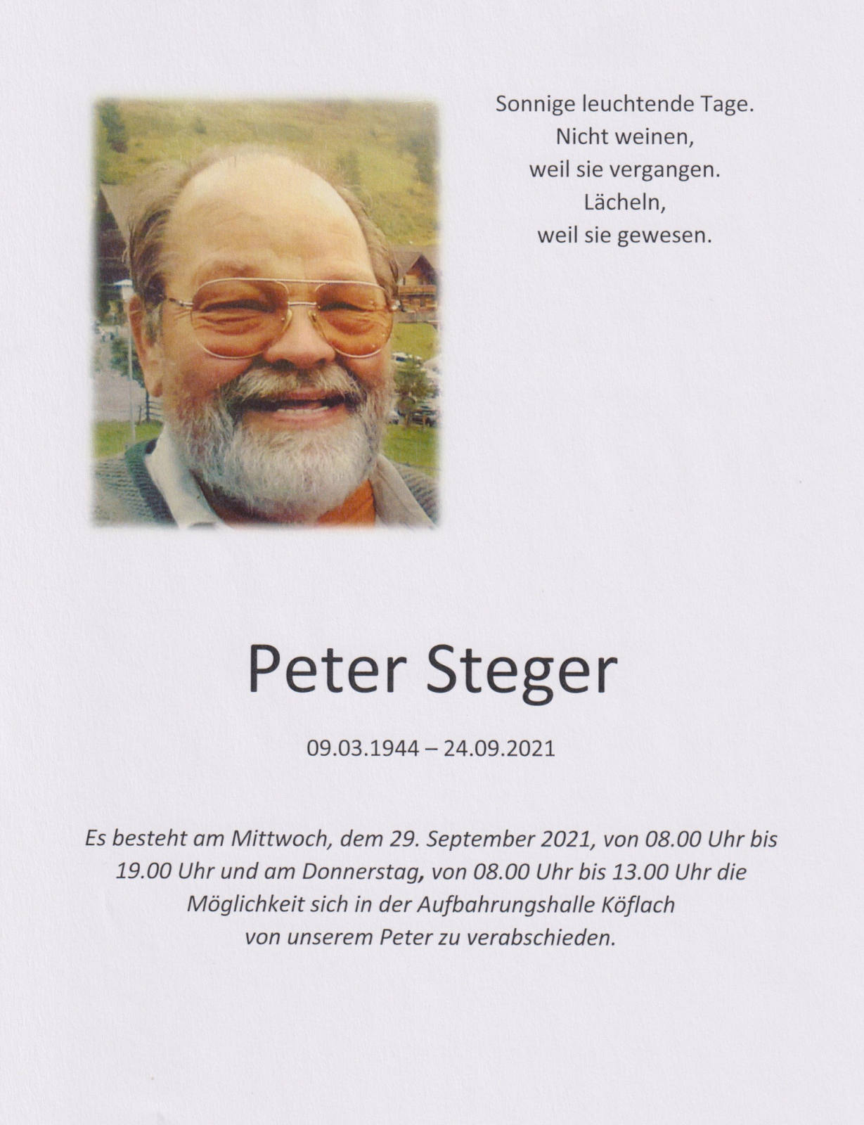Parte: erste Seite