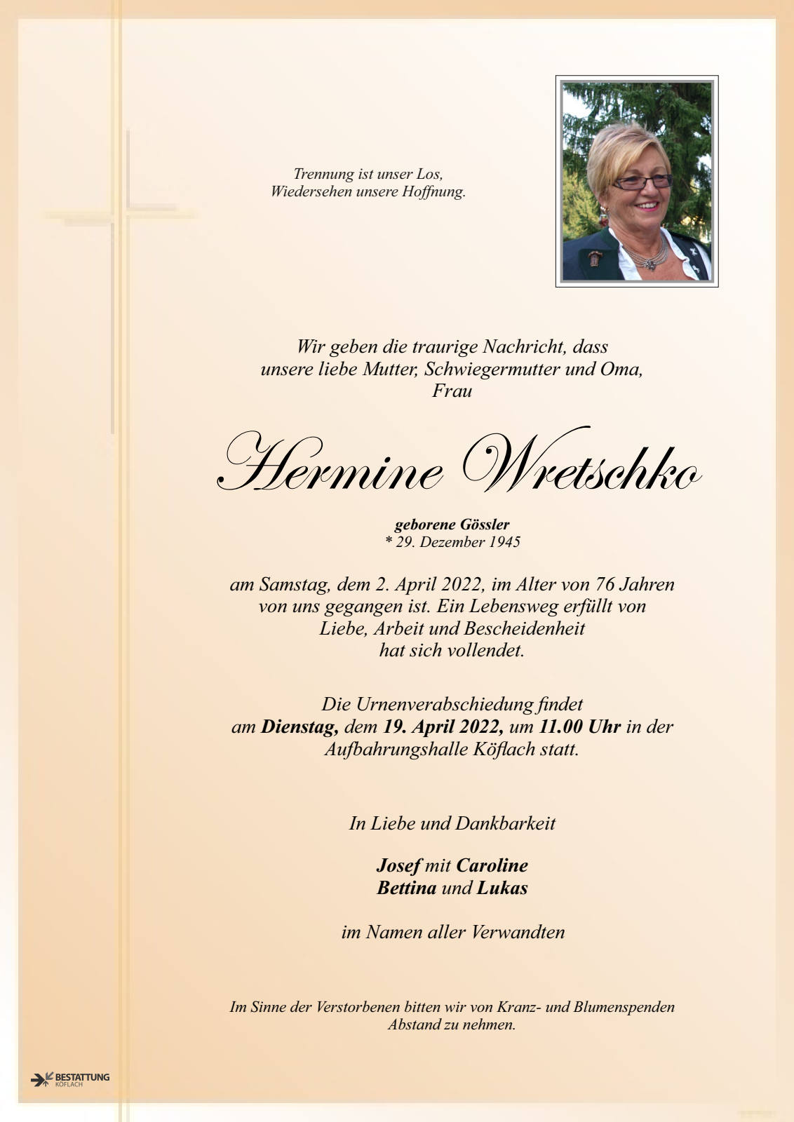 Parte: erste Seite