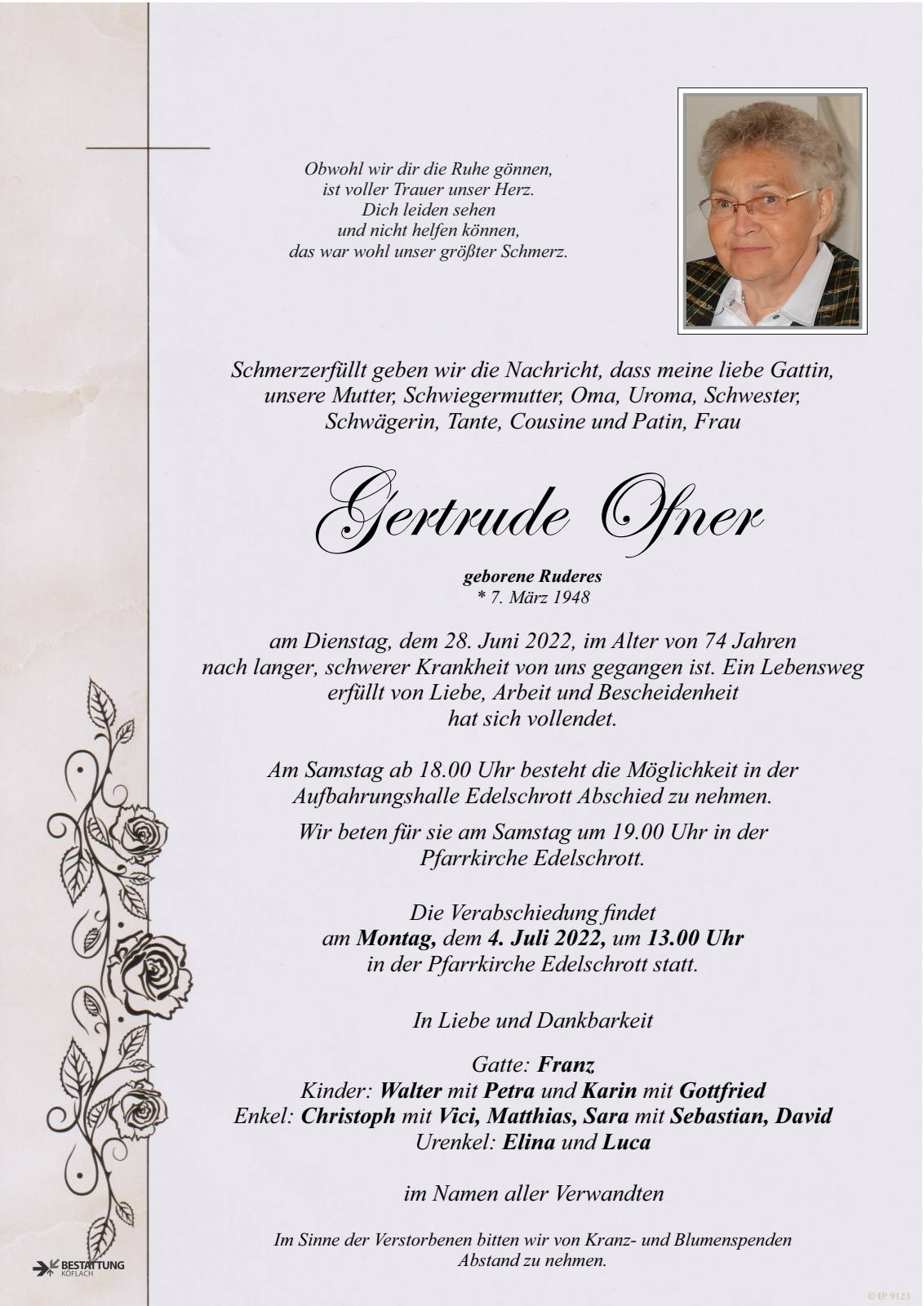 Parte: erste Seite