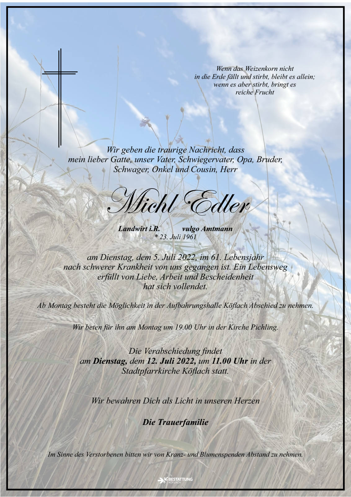 Parte: erste Seite