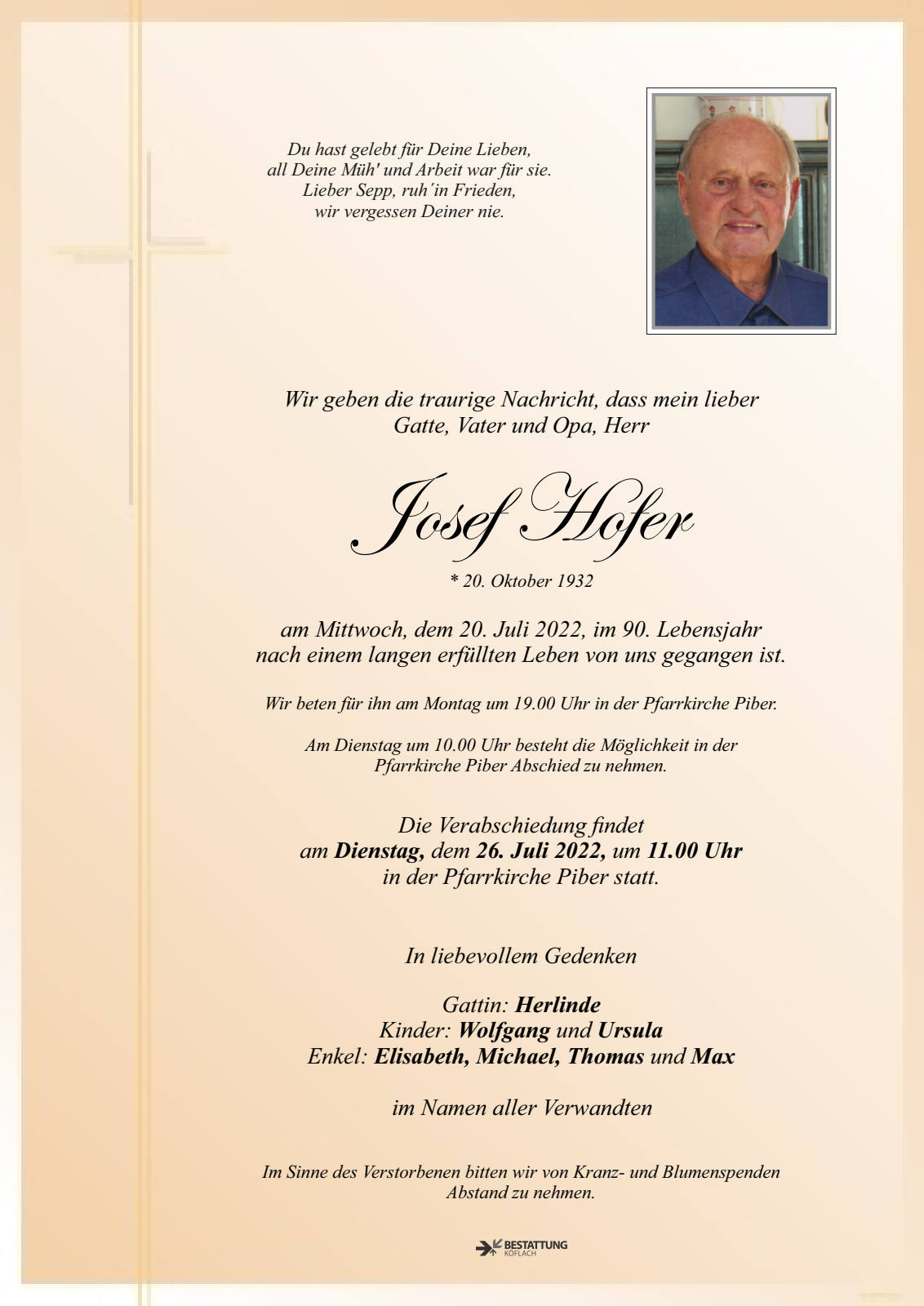 Parte: erste Seite
