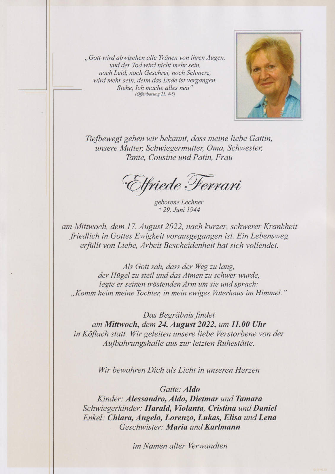 Parte: erste Seite