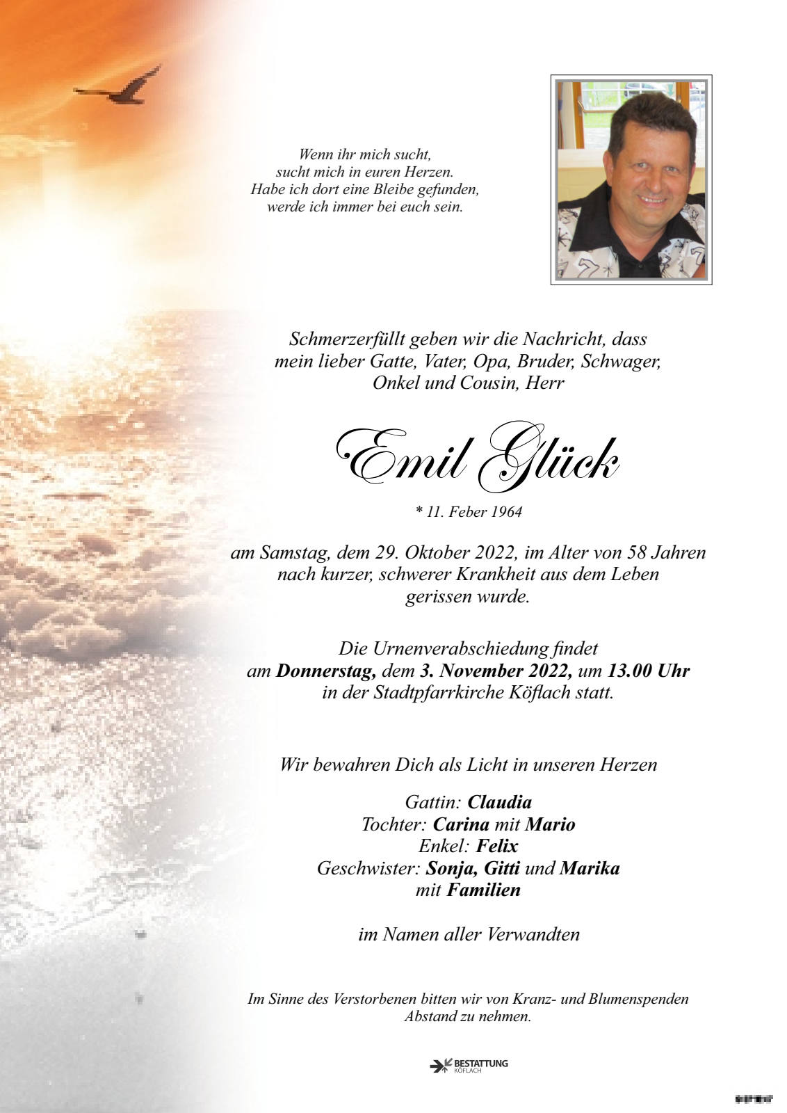 Parte: erste Seite