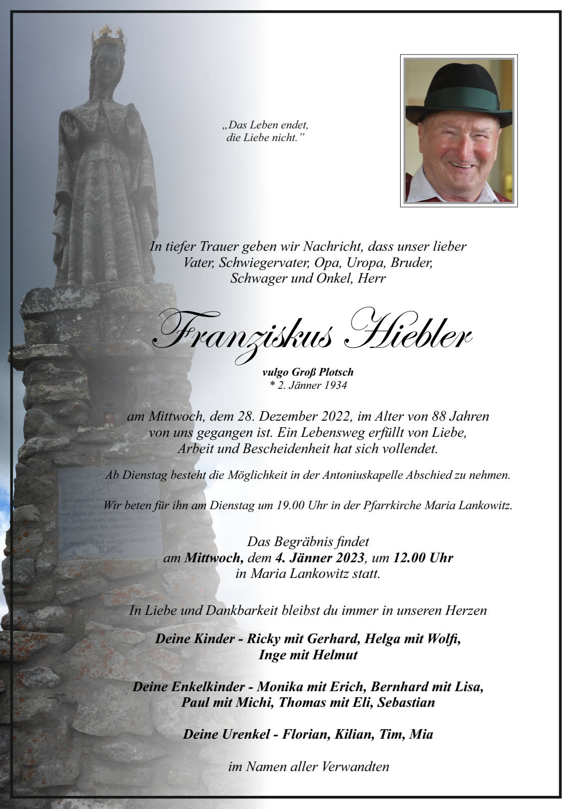 Parte: erste Seite