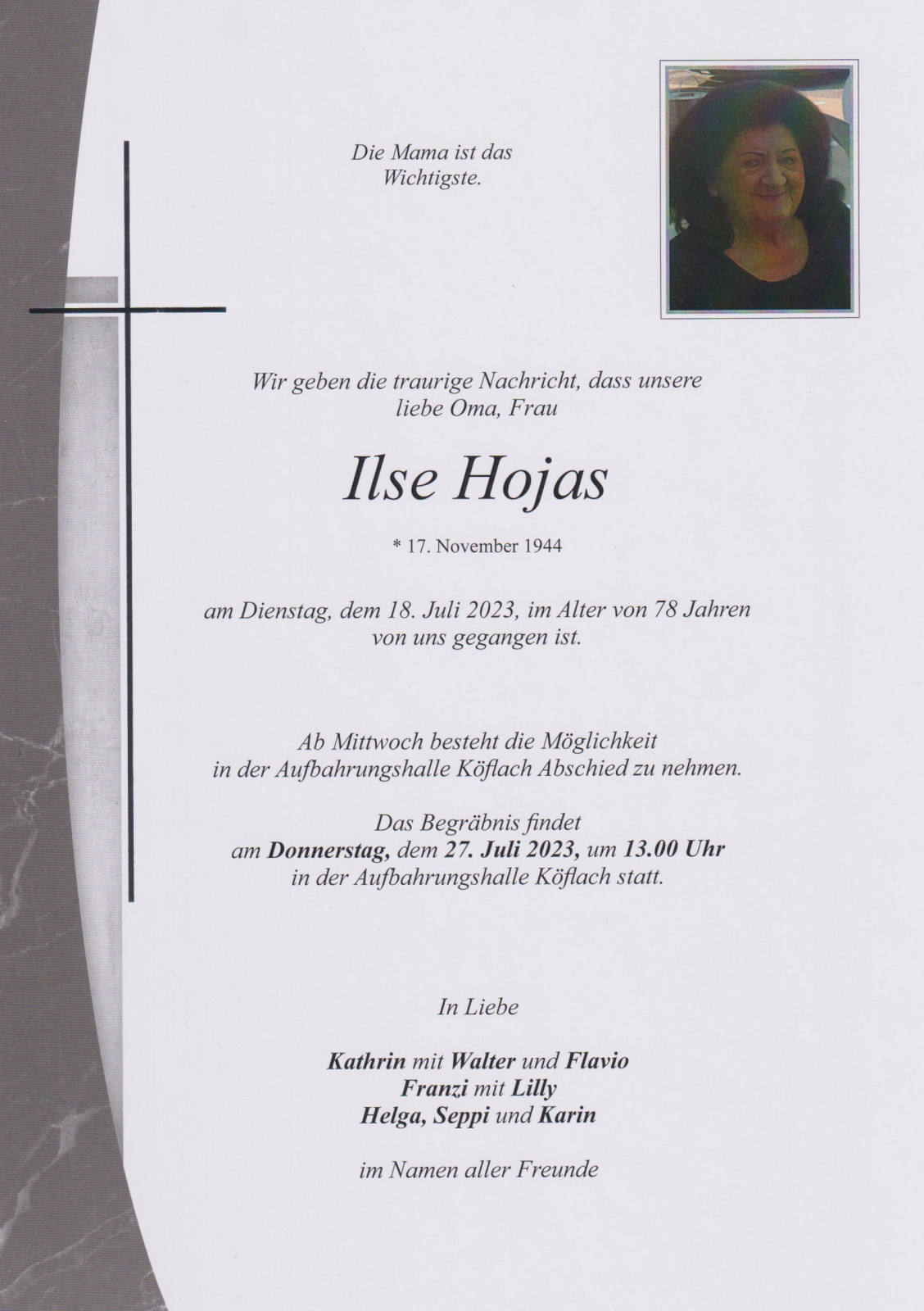 Parte: erste Seite