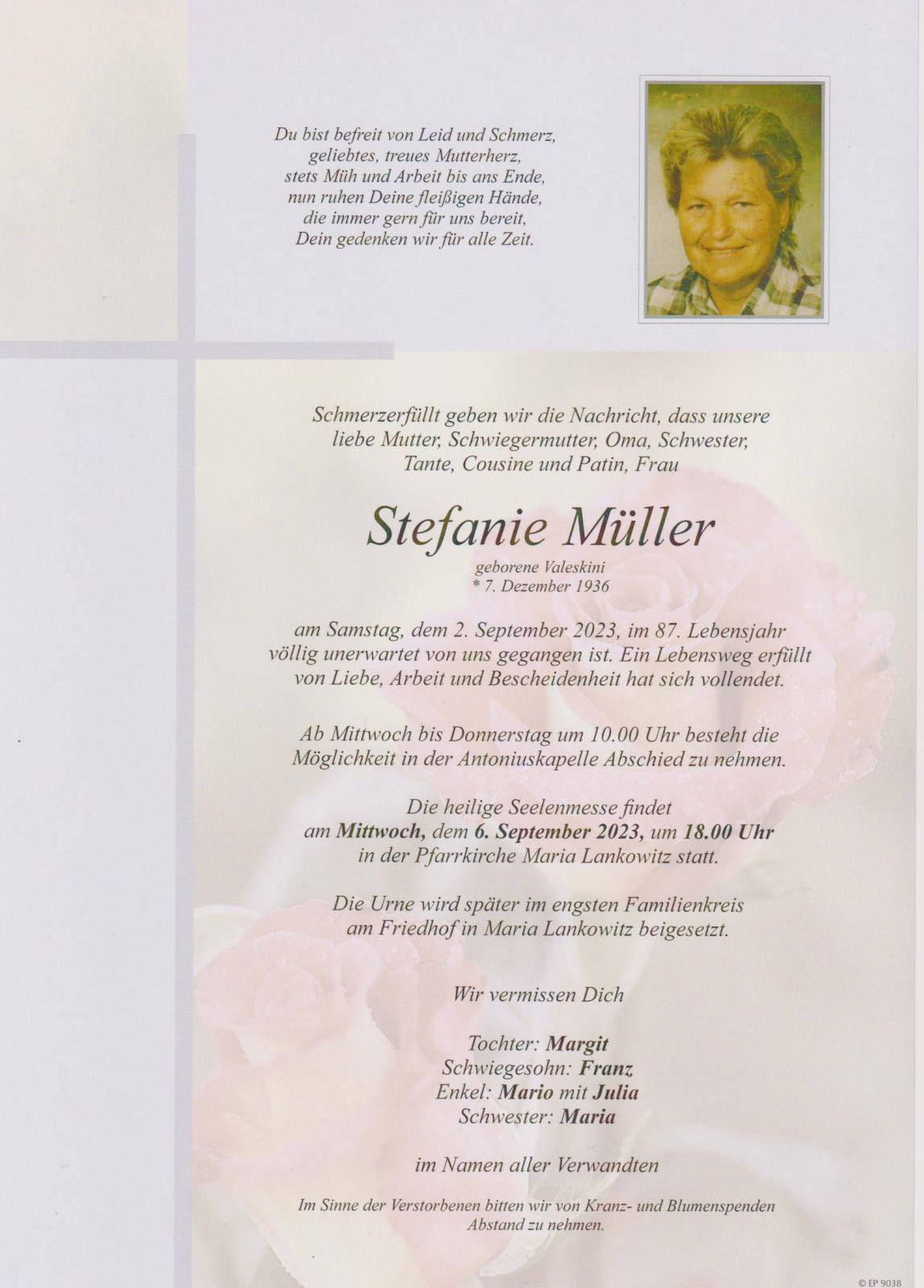 Parte: erste Seite