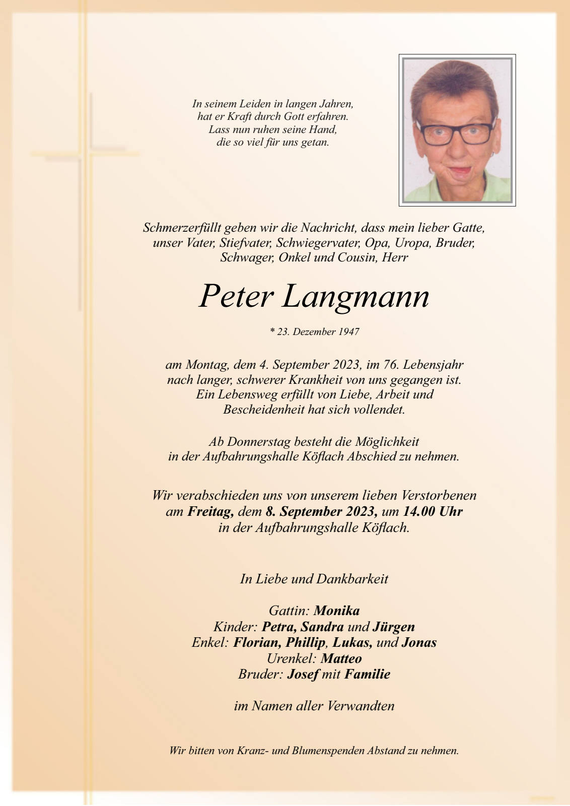 Parte: erste Seite