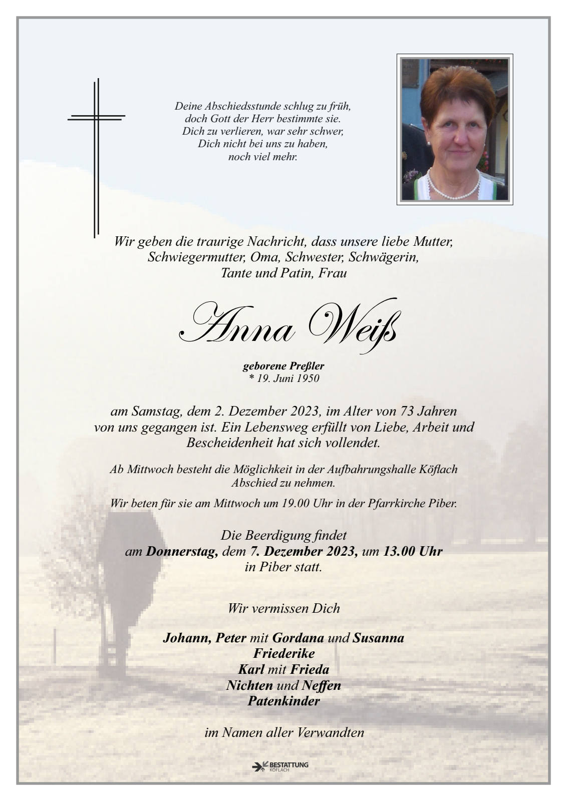 Parte: erste Seite