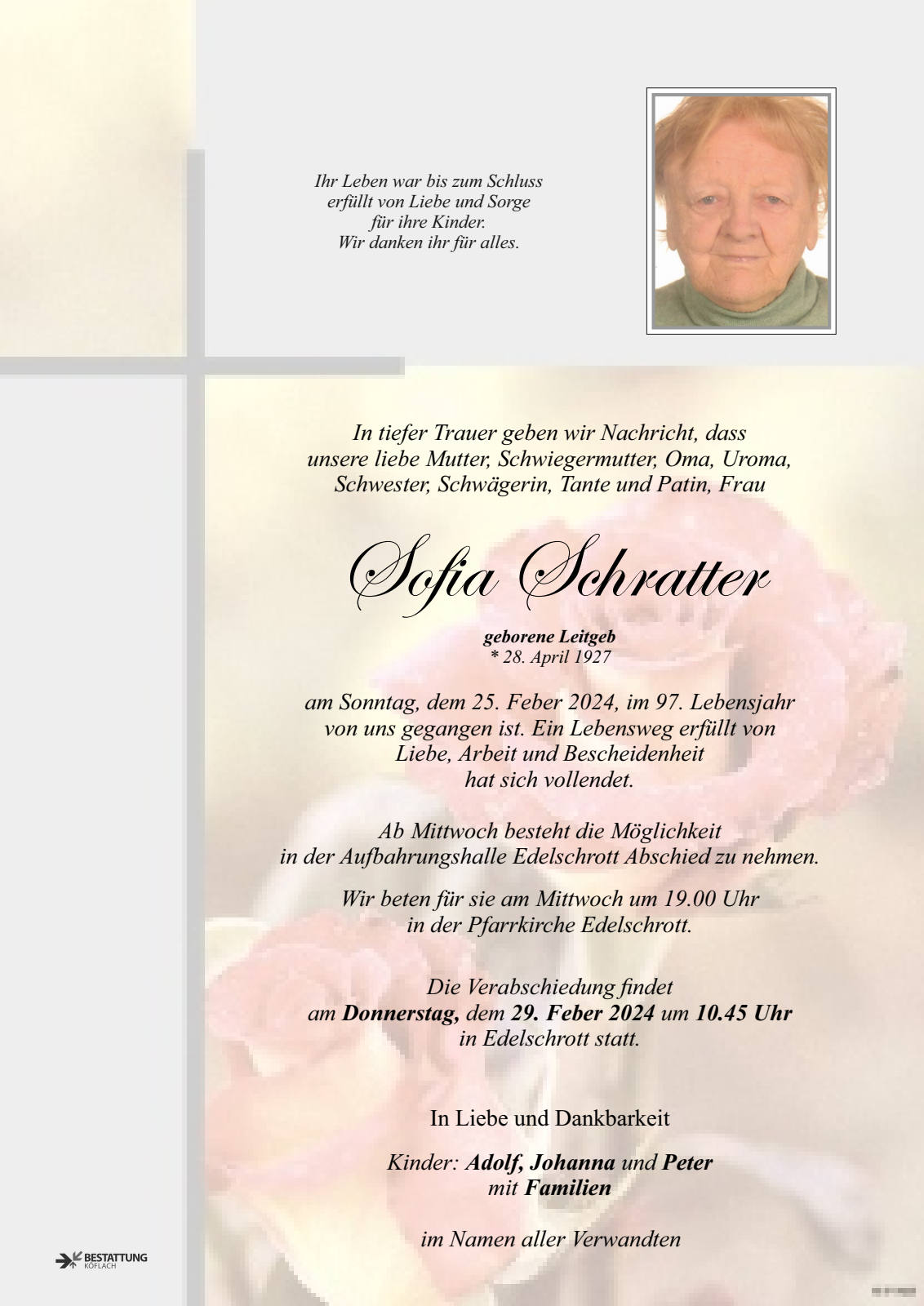 Parte: erste Seite
