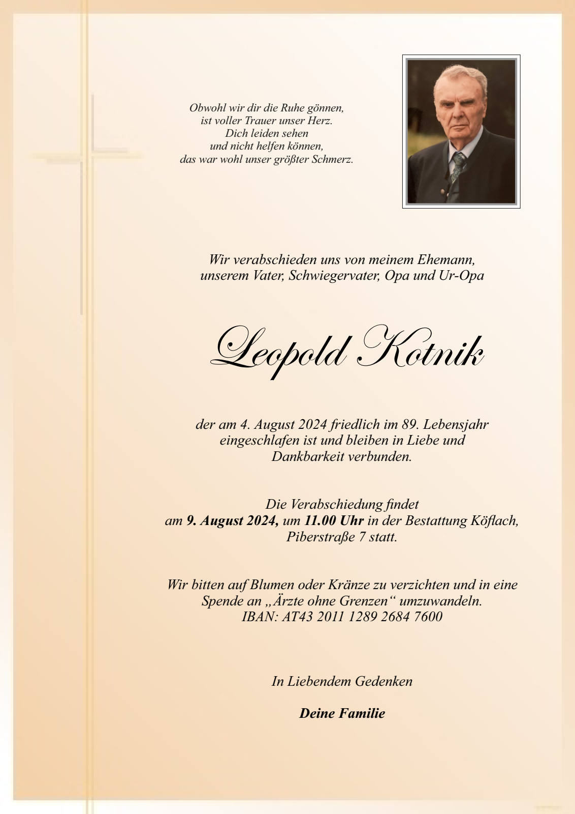 Parte: erste Seite