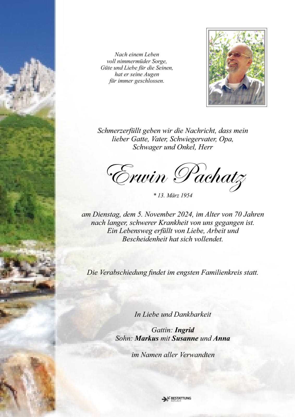 Parte: erste Seite
