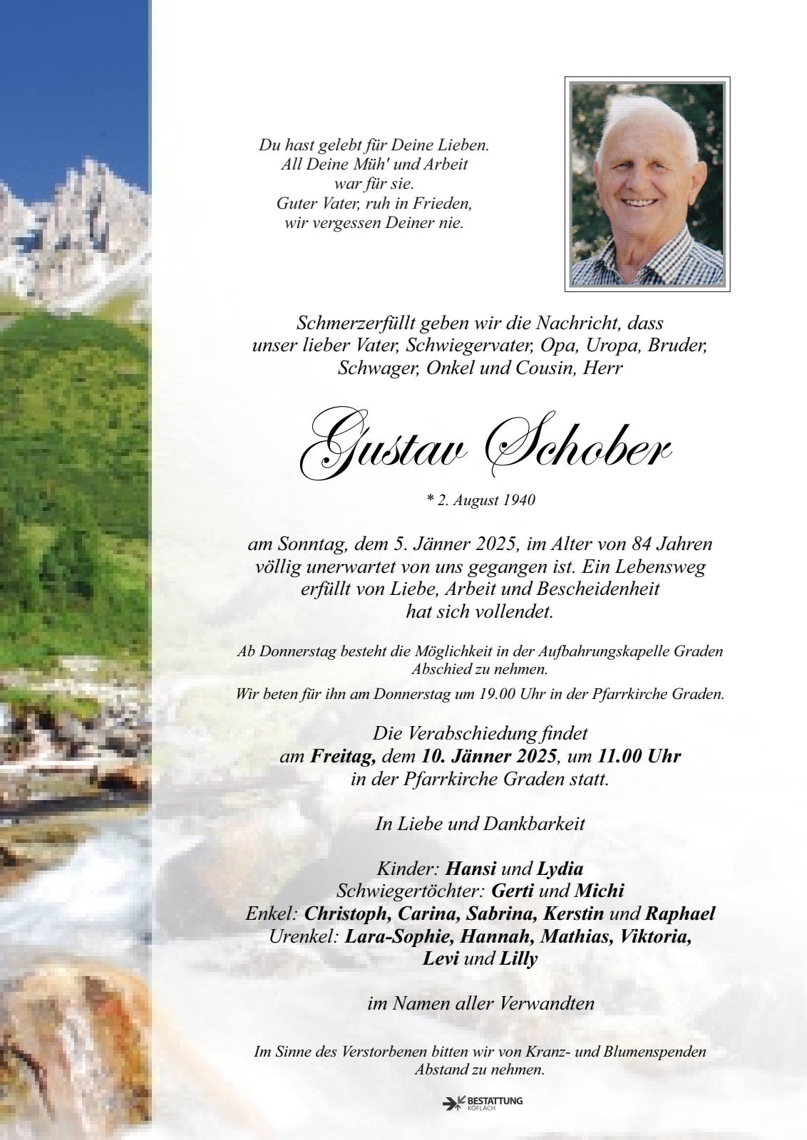 Parte: erste Seite