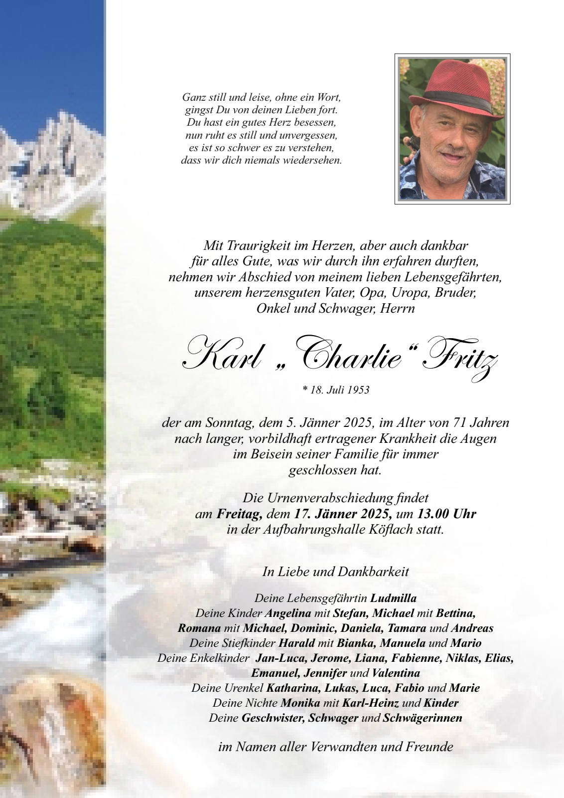 Parte: erste Seite