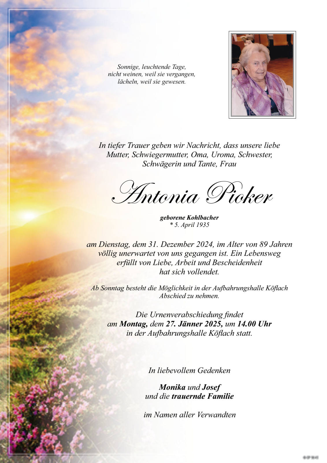 Parte: erste Seite